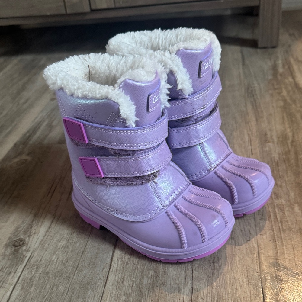 Cat & Jack Purple Kids Snow Boots
